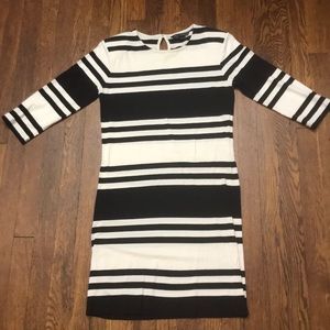 B&W Striped Dress